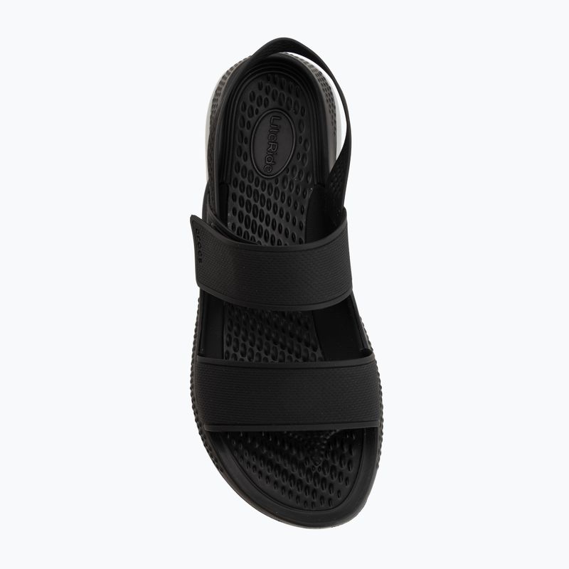 Сандалі жіночі Crocs Literide 360 black/light grey 5