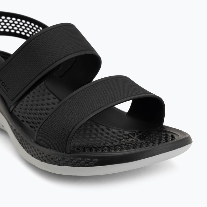 Сандалі жіночі Crocs Literide 360 black/light grey 7