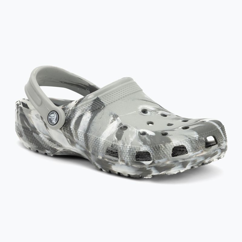Шльопанці Crocs Classic Marbled Clog light grey/multi 2
