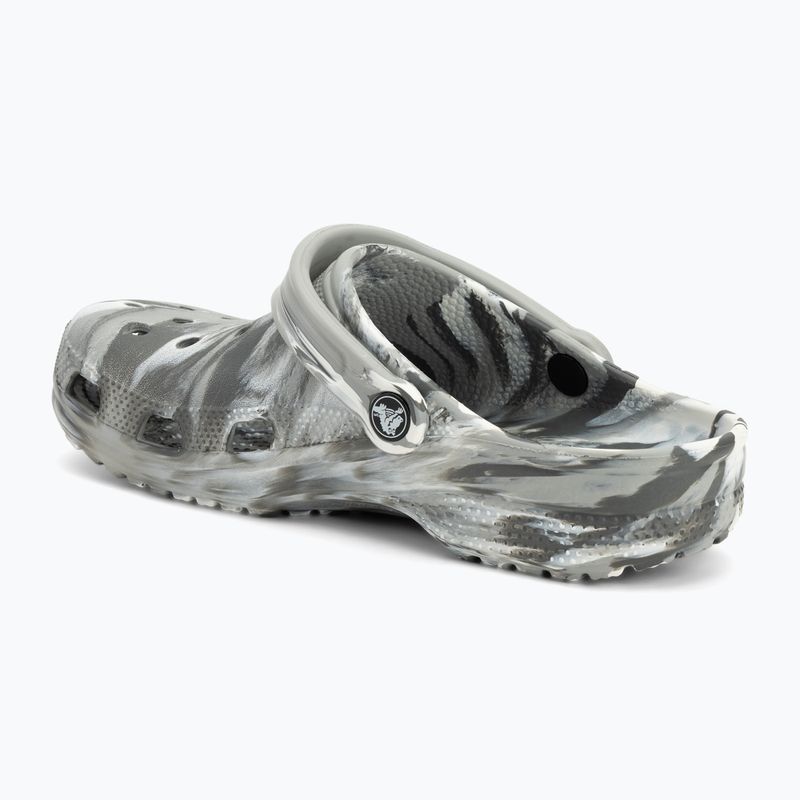 Шльопанці Crocs Classic Marbled Clog light grey/multi 4