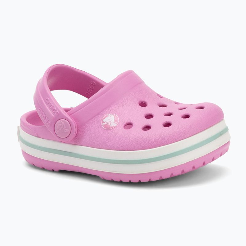 Шльопанці дитячі Crocs Crocband Clog Toddler taffy pink 2