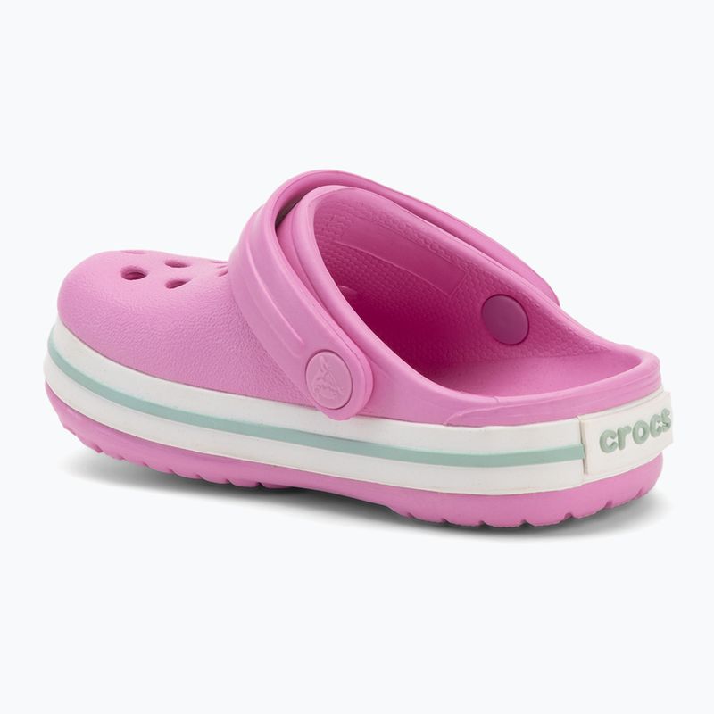 Шльопанці дитячі Crocs Crocband Clog Toddler taffy pink 4