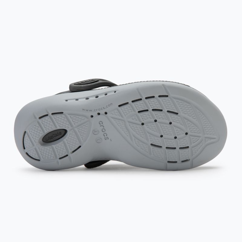 Шльопанці дитячі Crocs LiteRide 360 Clog Kids black/slate grey 5