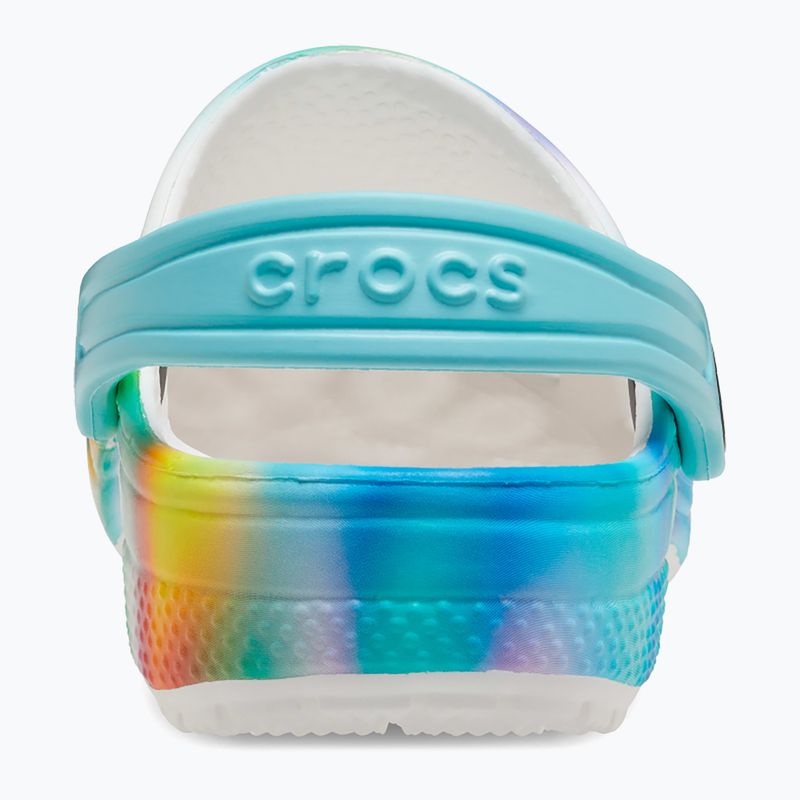 Дитячі шльопанці Crocs Classic Solarized Clog білі/мульти 11