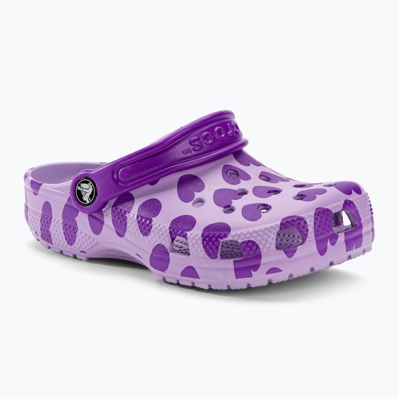 Дитячі сабо Crocs Classic Easy Icon Clog лавандовий