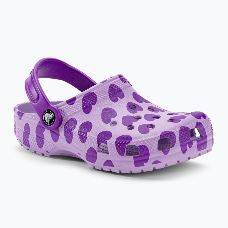 Дитячі сабо Crocs Classic Easy Icon Clog лавандовий 2