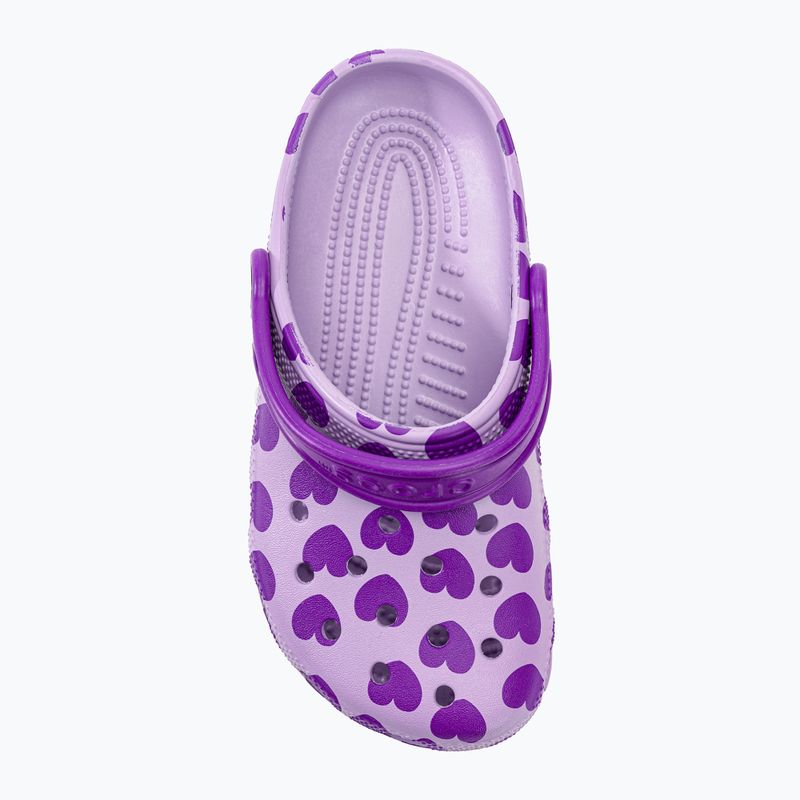 Дитячі сабо Crocs Classic Easy Icon Clog лавандовий 7