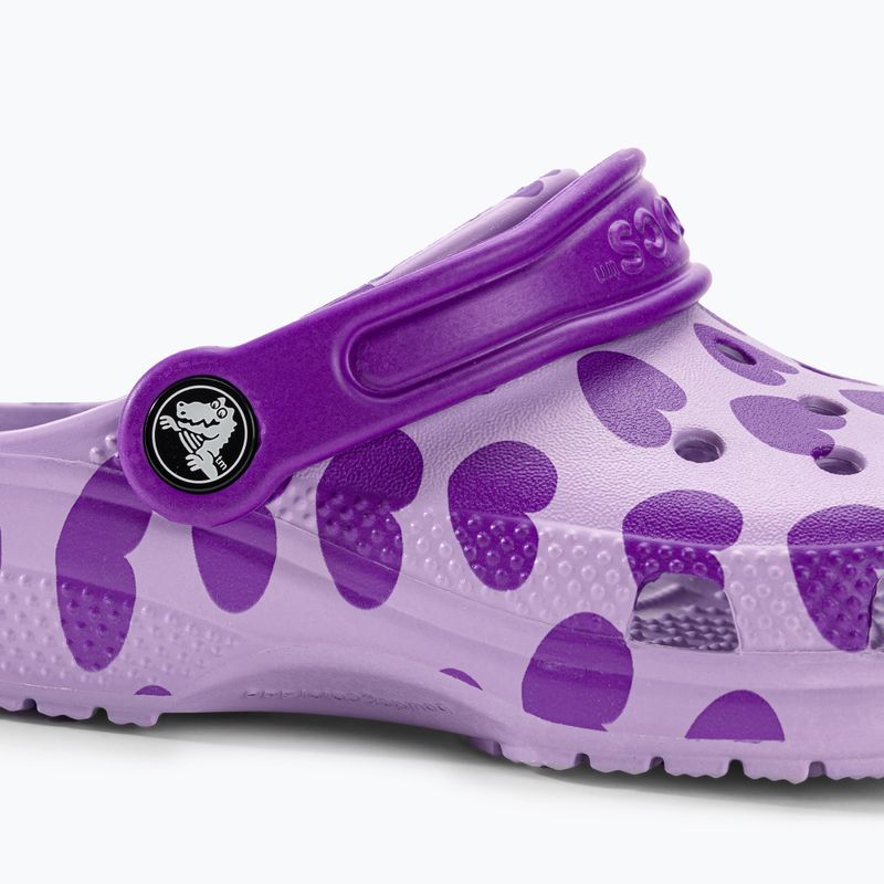 Дитячі сабо Crocs Classic Easy Icon Clog лавандовий 8