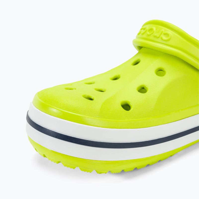 Шльопанці Crocs Bayaband Clog lime punch/navy 8