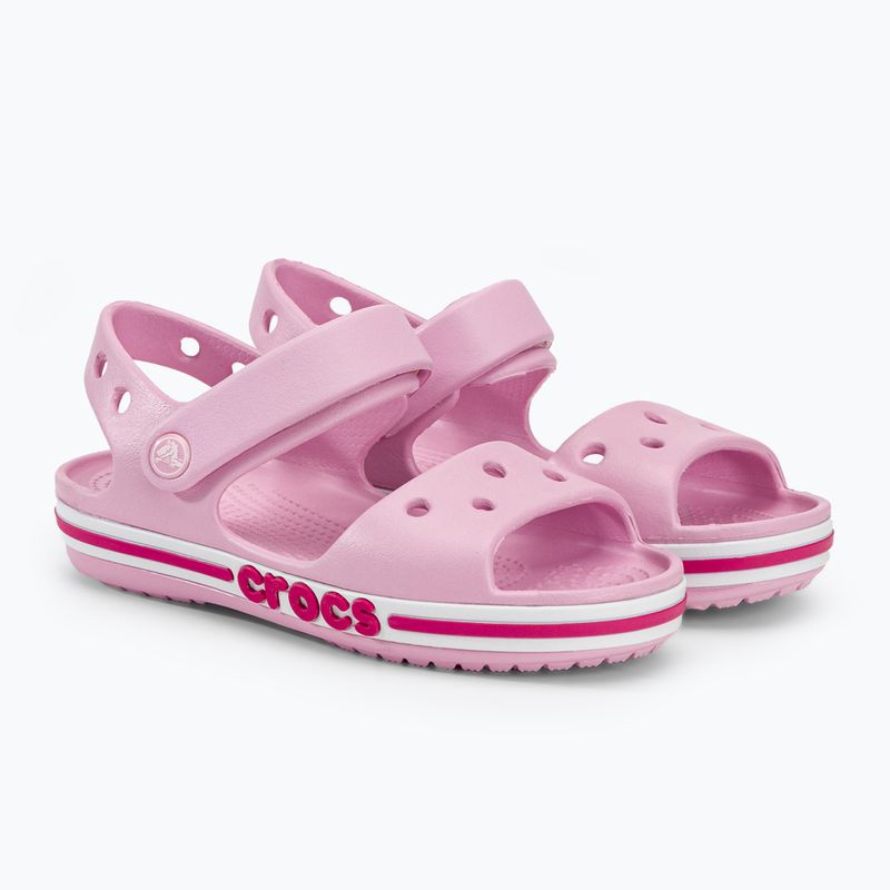 Сандалі дитячі Crocs Bayaband Sandal K ballerina pink/candy pink 4