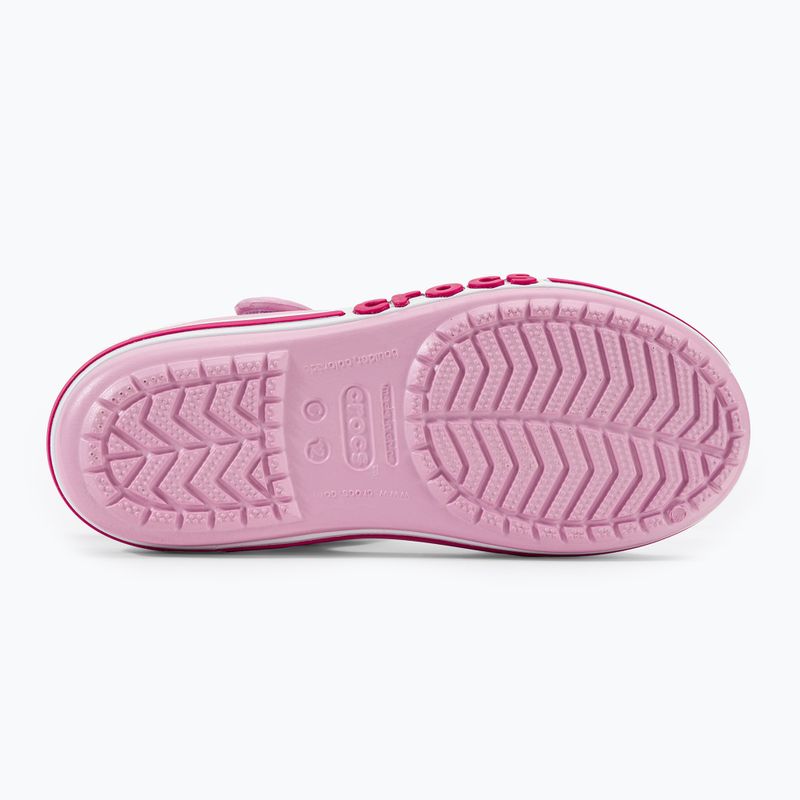 Сандалі дитячі Crocs Bayaband Sandal K ballerina pink/candy pink 5