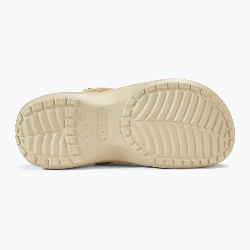 Шльопанці жіночі Crocs Classic Platform Clog bone 5