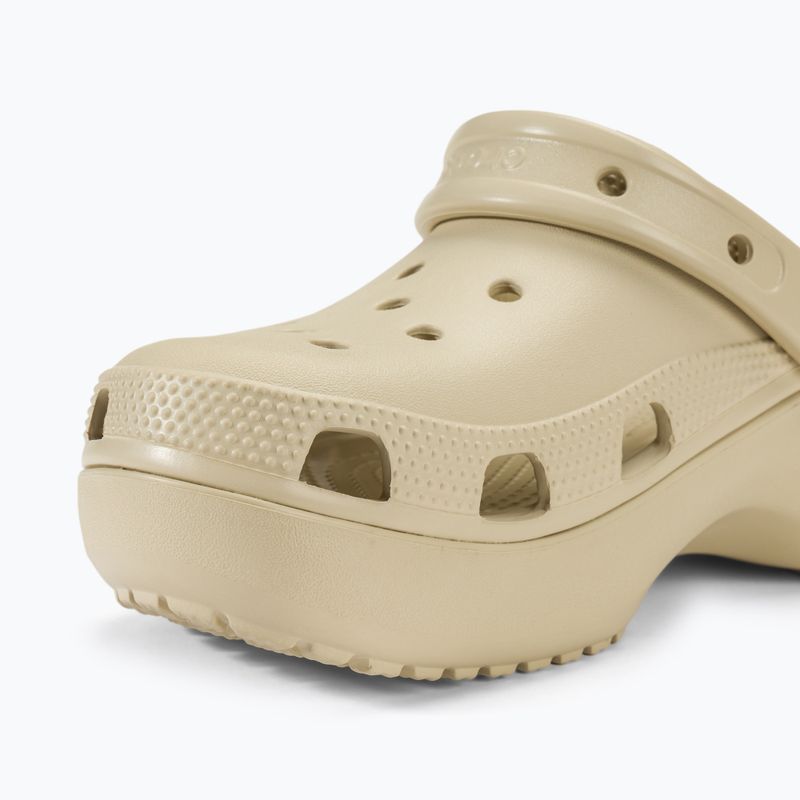 Шльопанці жіночі Crocs Classic Platform Clog bone 8