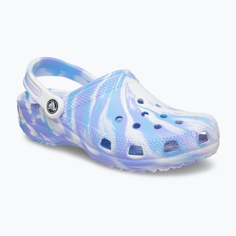 Шльопанці Crocs Classic Marbled Clog white/oxygen 11