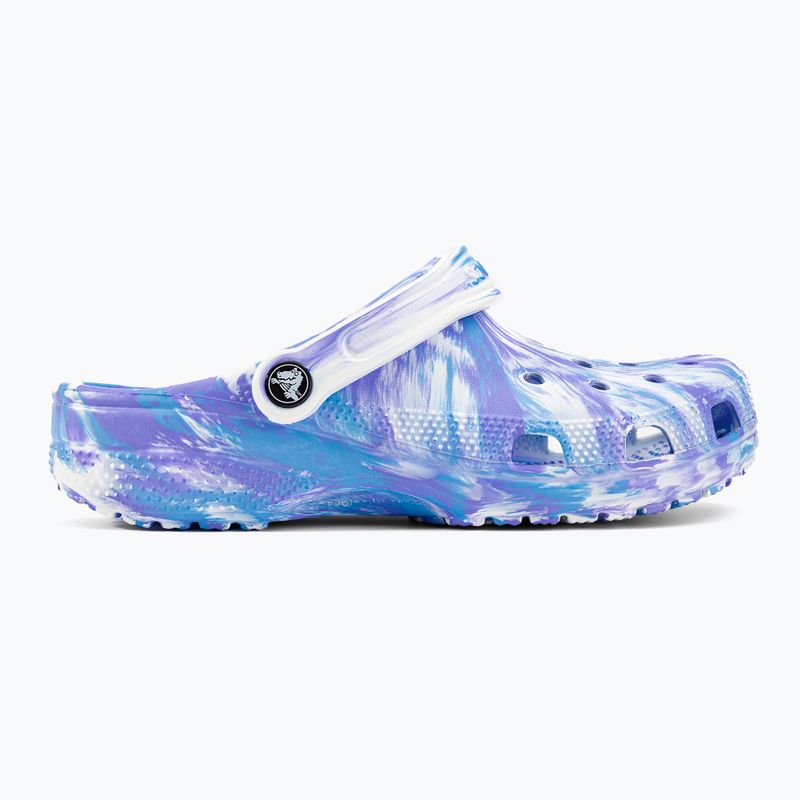 Шльопанці Crocs Classic Marbled Clog white/oxygen 3