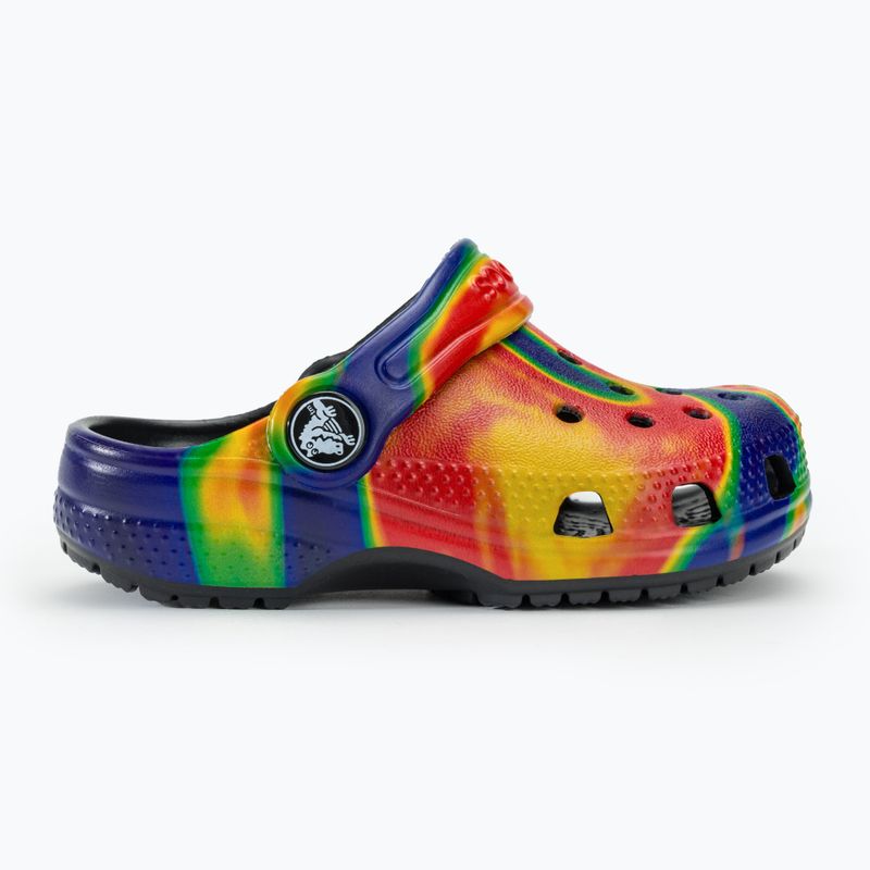 Дитячі шльопанці Crocs Classic Solarized Clog чорні / темно-сині 3