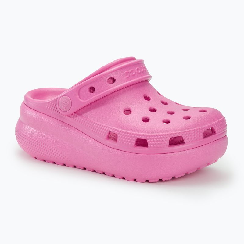Дитячі шльопанці Crocs Cutie Crush іриски рожеві
