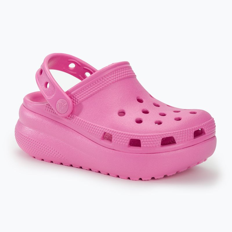 Дитячі шльопанці Crocs Cutie Crush іриски рожеві 2