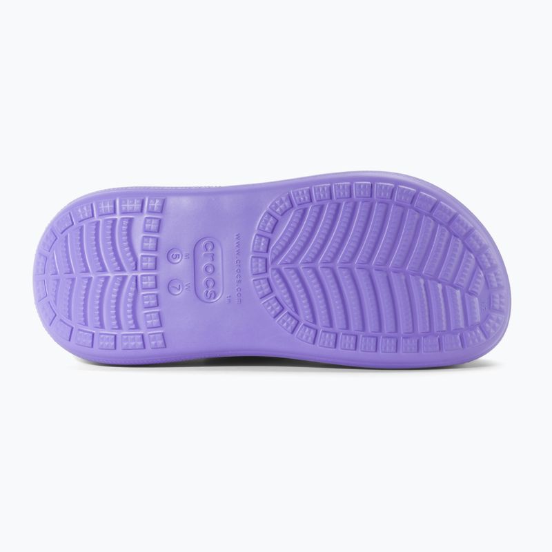 Шльопанці Crocs Classic Crush Clog digital violet 5