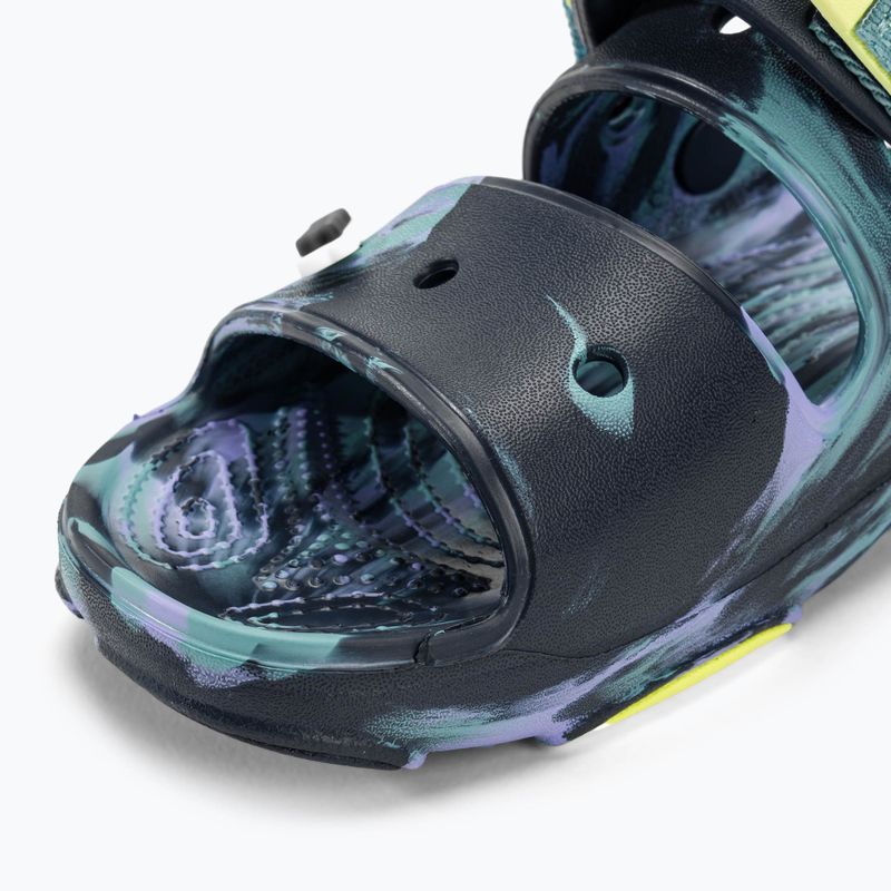 Сандалі Crocs All Terrain Marbled темно-синій / мульти 8