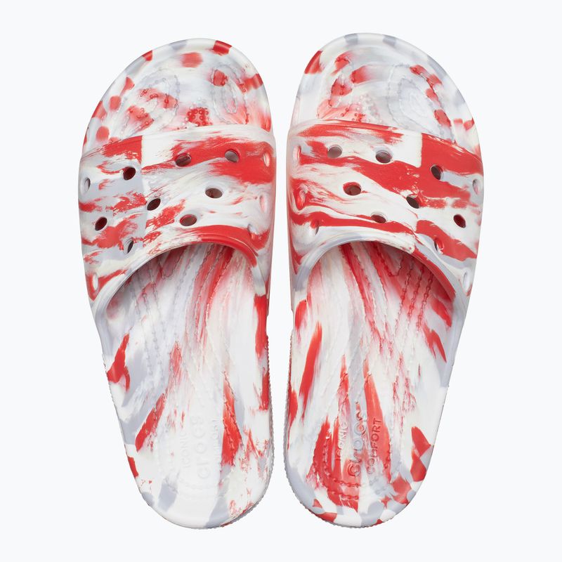 Шльопанці Crocs Classic Crocs Marbled Slide flame/white 13