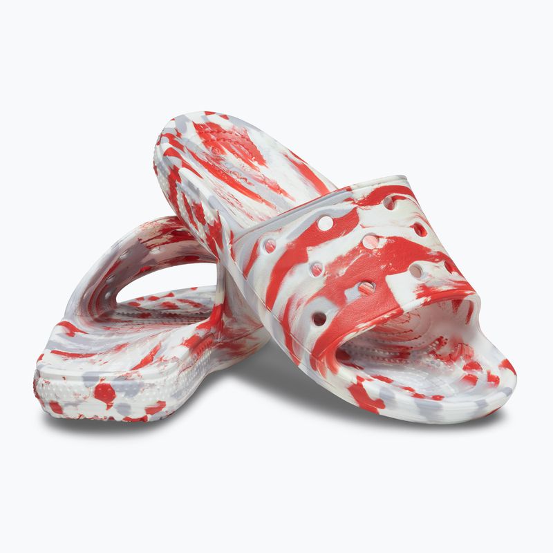 Шльопанці Crocs Classic Crocs Marbled Slide flame/white 14