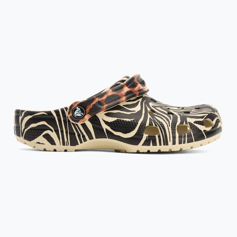 Шльопанці Crocs Classic Animal Remix bone/multi animal 3
