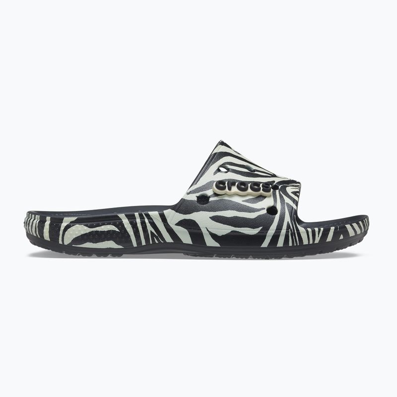 Шльопанці Crocs Classic Crocs Animal Remix Slide black/zebra print 10