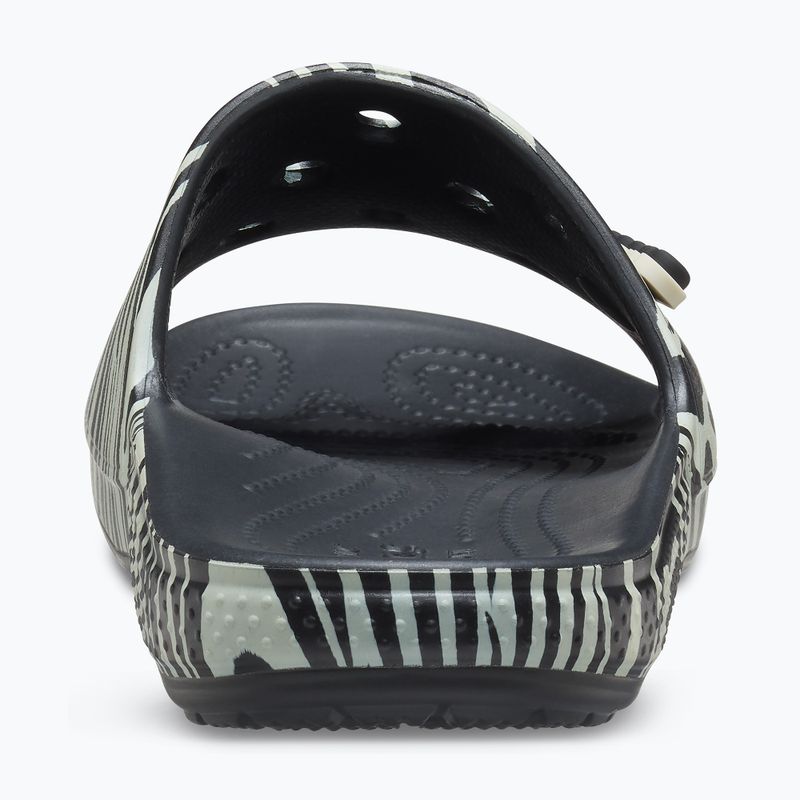 Шльопанці Crocs Classic Crocs Animal Remix Slide black/zebra print 11