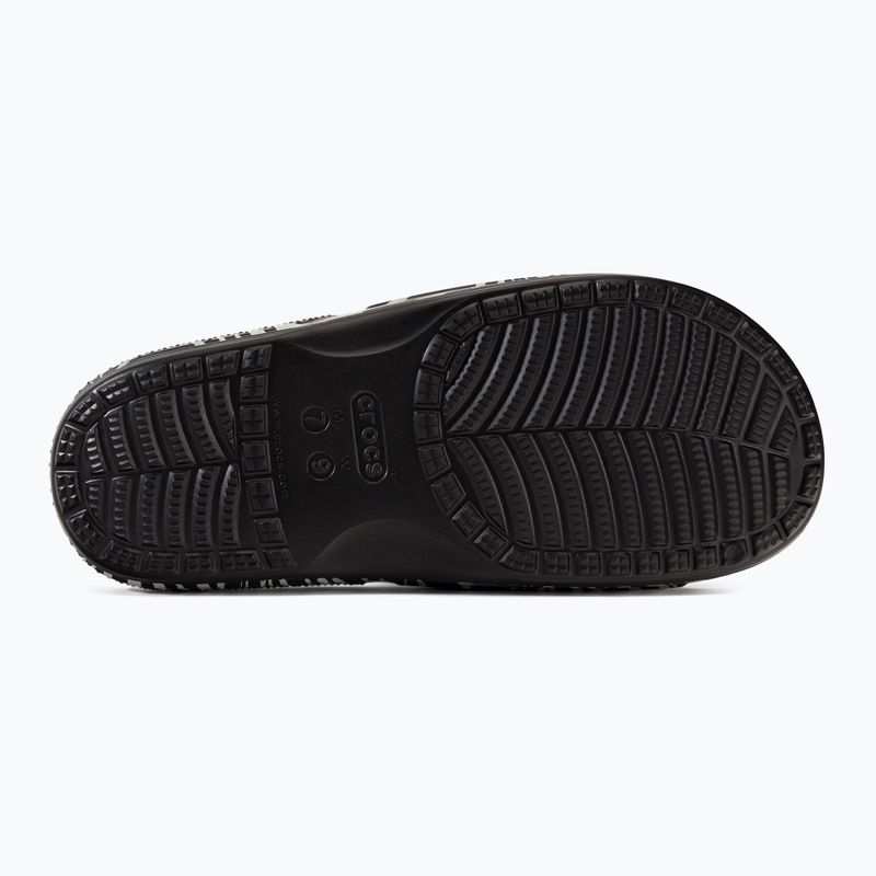 Шльопанці Crocs Classic Crocs Animal Remix Slide black/zebra print 5