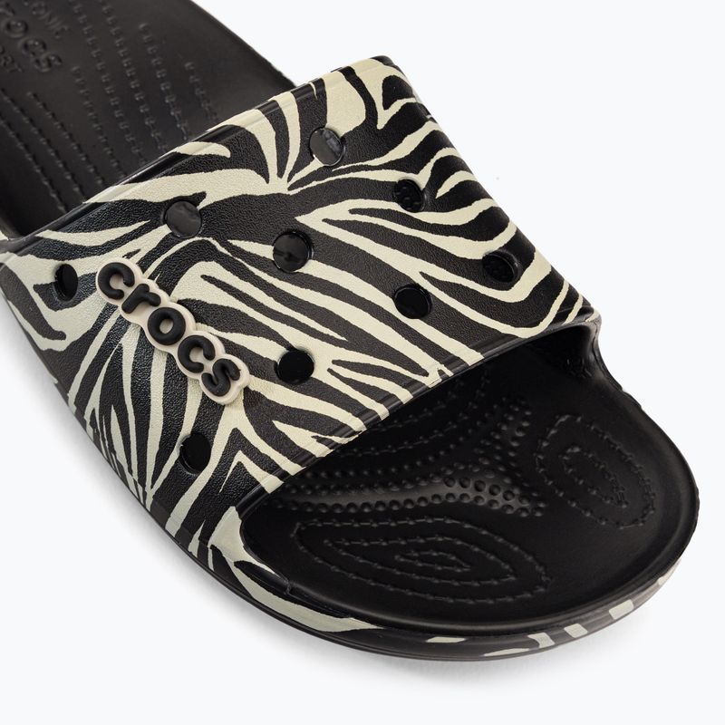 Шльопанці Crocs Classic Crocs Animal Remix Slide black/zebra print 7