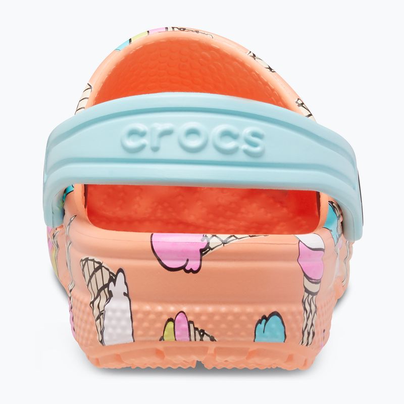 Шльопанці дитячі Crocs Classic Pool Party Clog T papaya 14