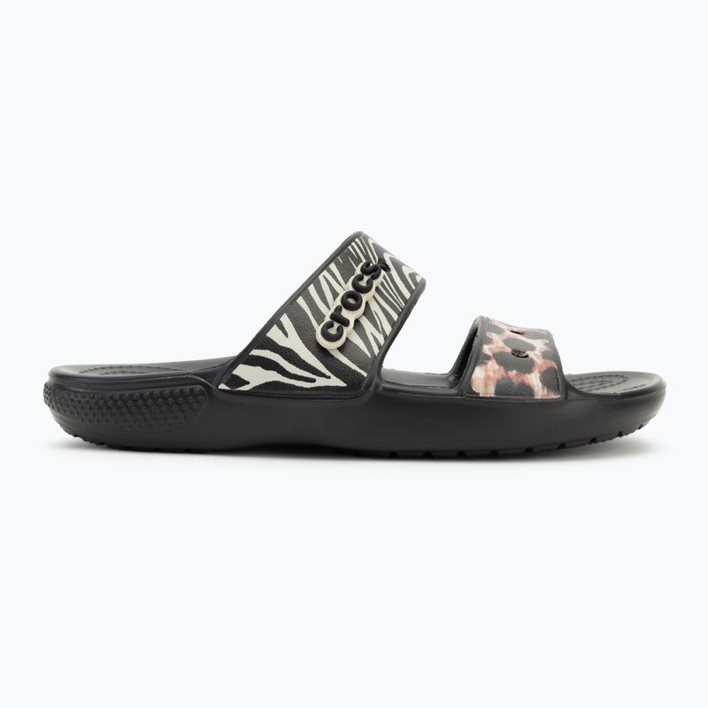 Шльопанці Crocs Classic Animal Remix Slide black/multi 2