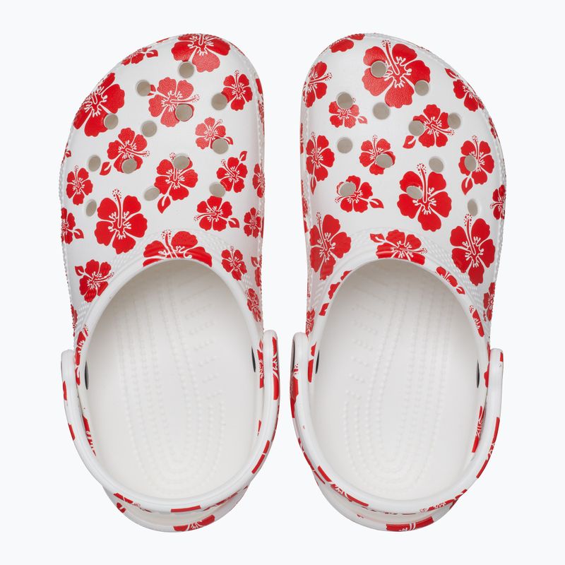 Шльопанці Crocs Classic Retro Resort Clog white/flame 13