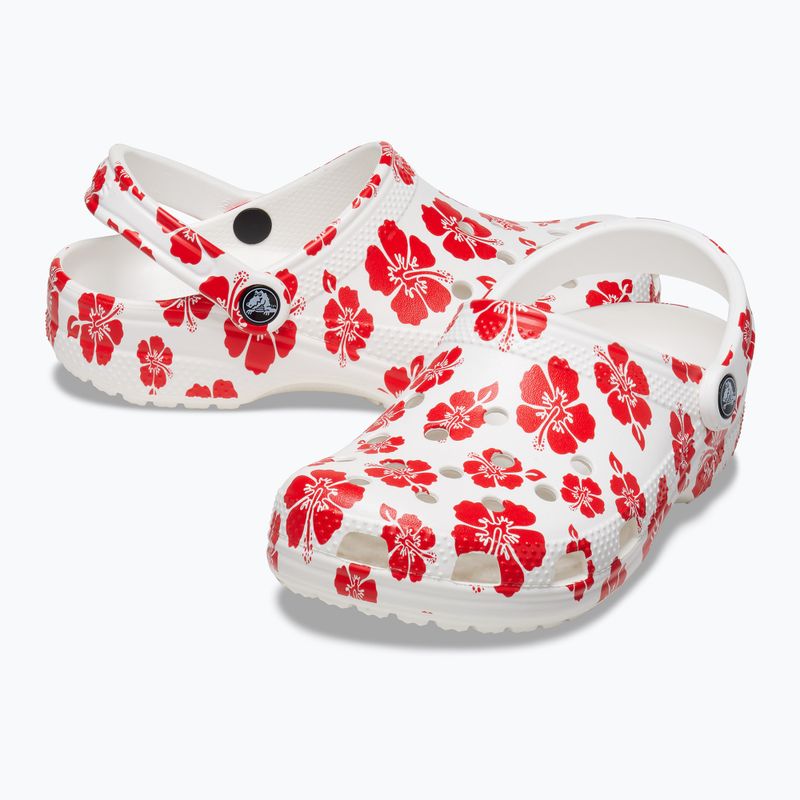 Шльопанці Crocs Classic Retro Resort Clog white/flame 16