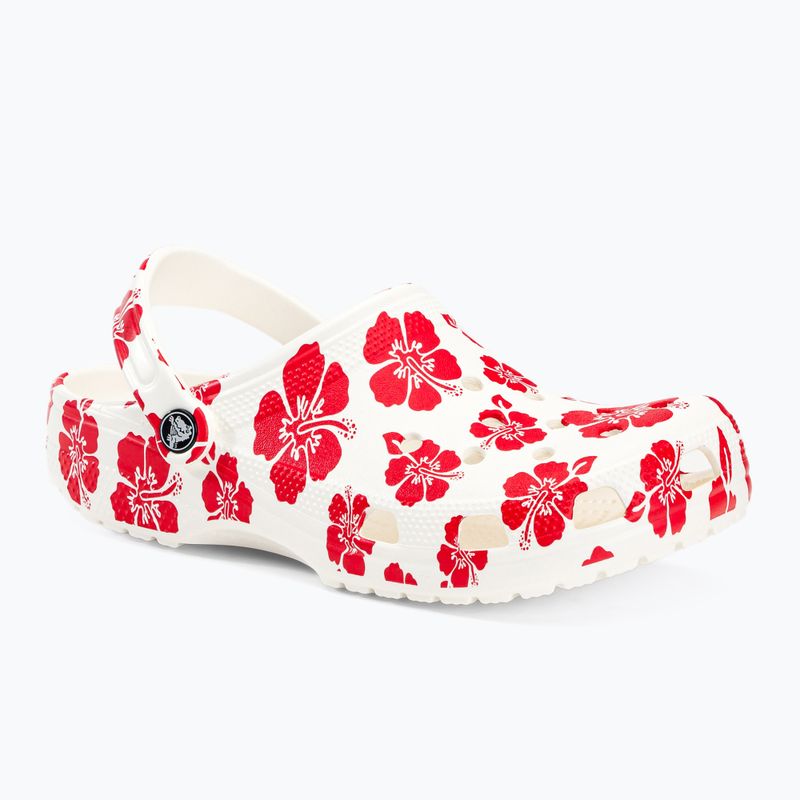 Шльопанці Crocs Classic Retro Resort Clog white/flame 2