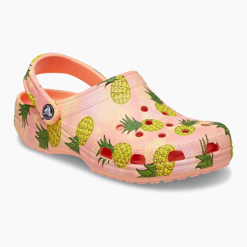 Шльопанці Crocs Classic Retro Resort Clog papaya/multi 11