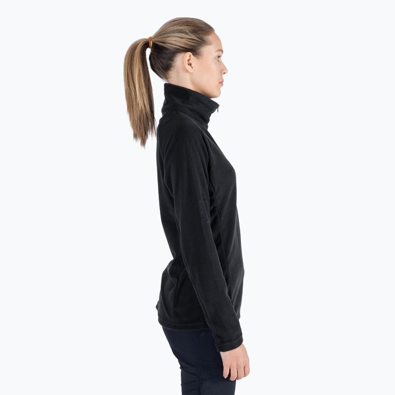 Кофта трекінгова жіноча Columbia Glacial IV 1/2 Zip black 2