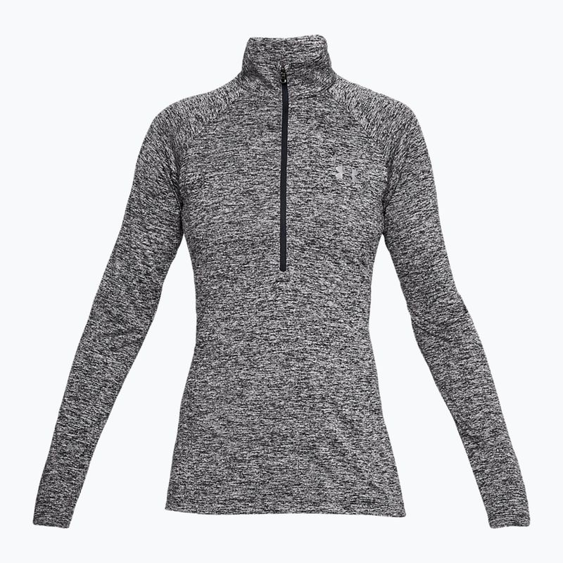 Жіночий світшот Under Armour Tech 1/2 Zip - Twist чорний/чорний/металік сріблястий 4