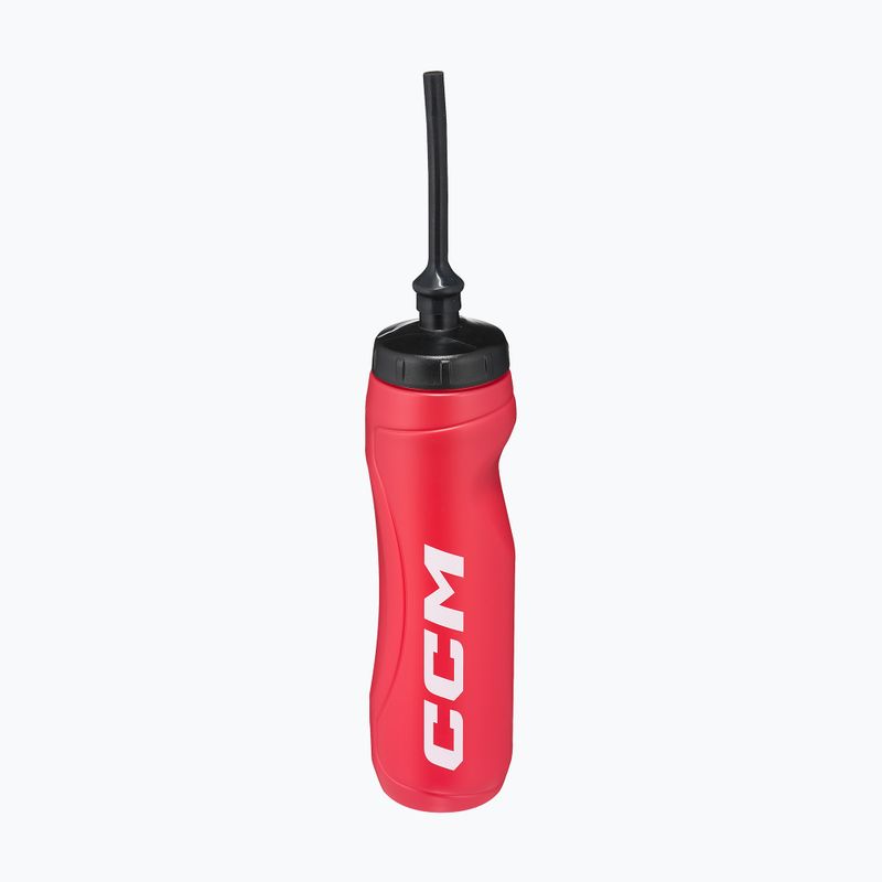 Пляшка для води з трубочкою CCM 900 мл red 2