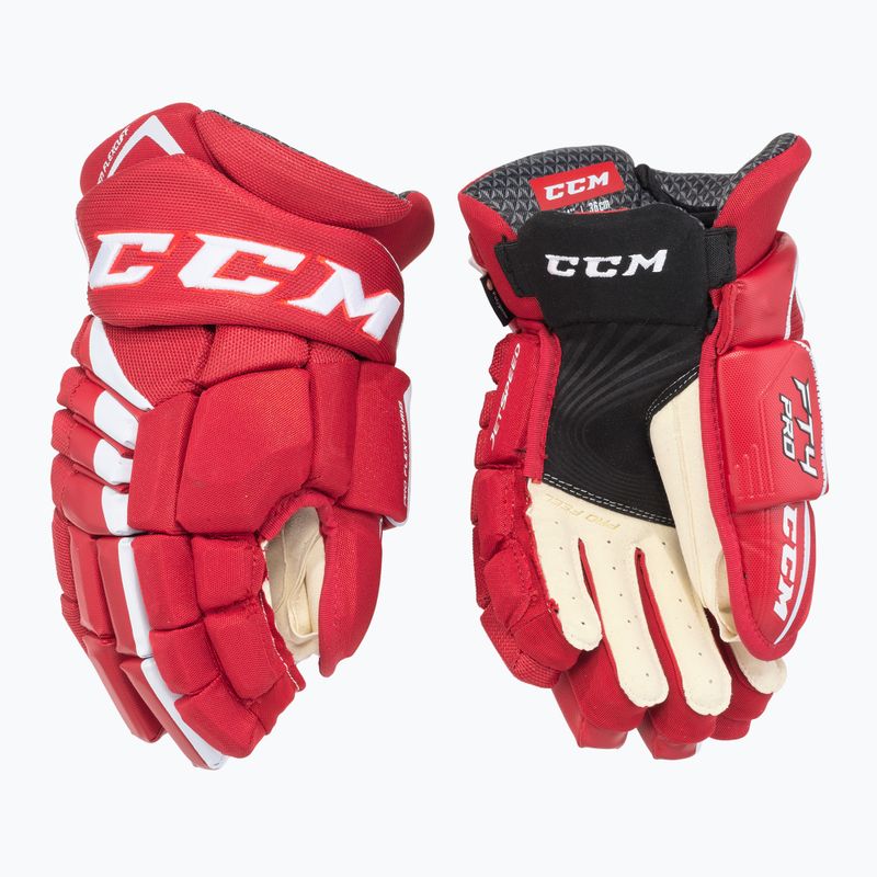 Рукавиці хокейні дитячі CCM JetSpeed FT4 JR red/white 2