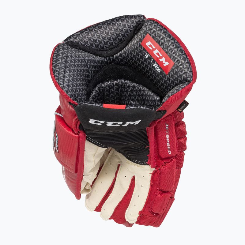 Рукавиці хокейні дитячі CCM JetSpeed FT4 JR red/white 4