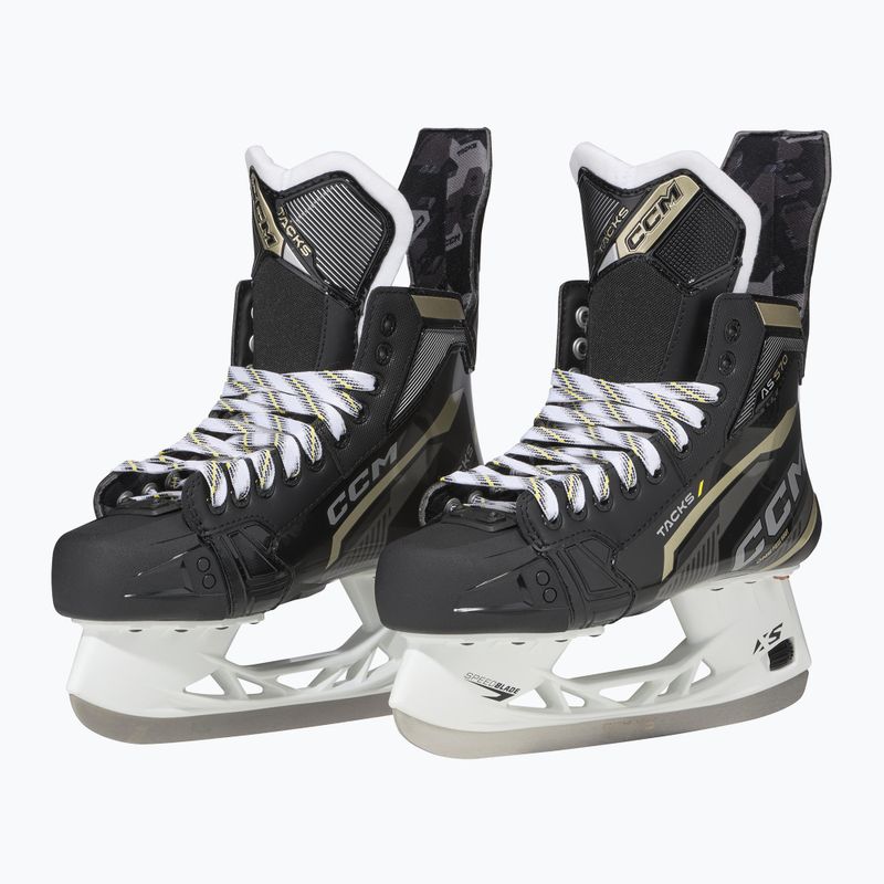 Ковзани хокейні чоловічі CCM Tacks AS-570 SR Wide black 4