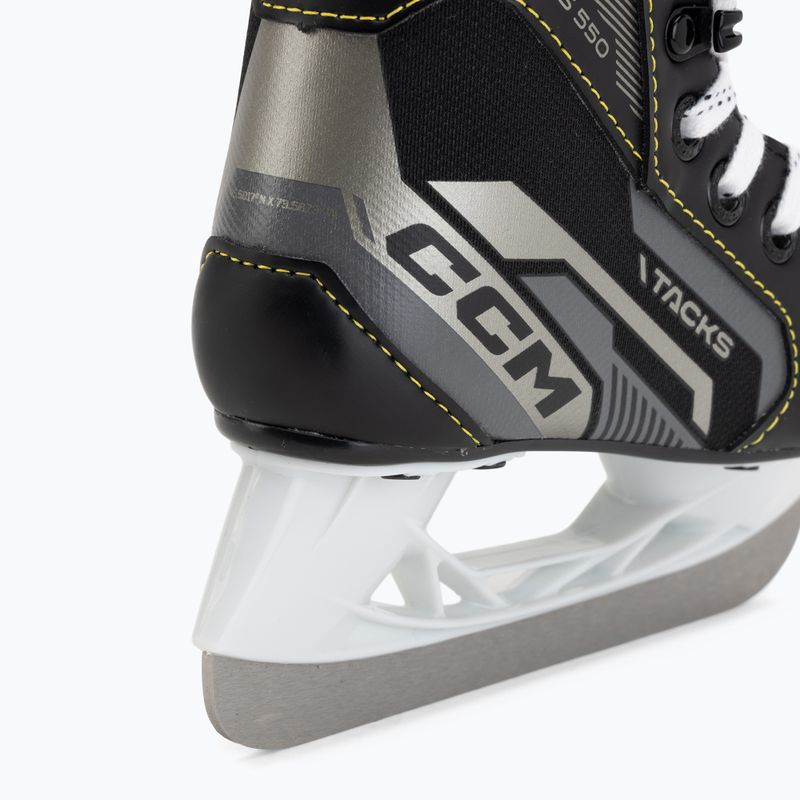 Дитячі хокейні ковзани CCM Tacks AS-550 YTH чорні 8