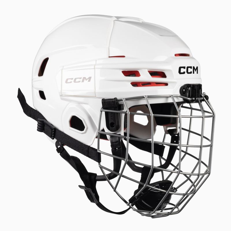 Шолом хокейний дитячий CCM Tacks 70 Combo білий 4109867