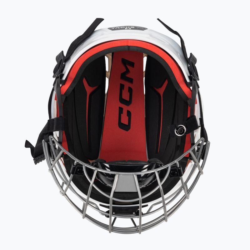 Шолом хокейний дитячий CCM Tacks 70 Combo білий 4109867 5