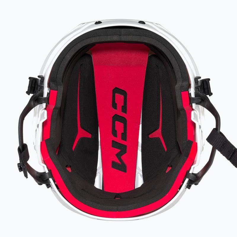 Шолом хокейний дитячий CCM Tacks 70 Combo білий 4109867 13