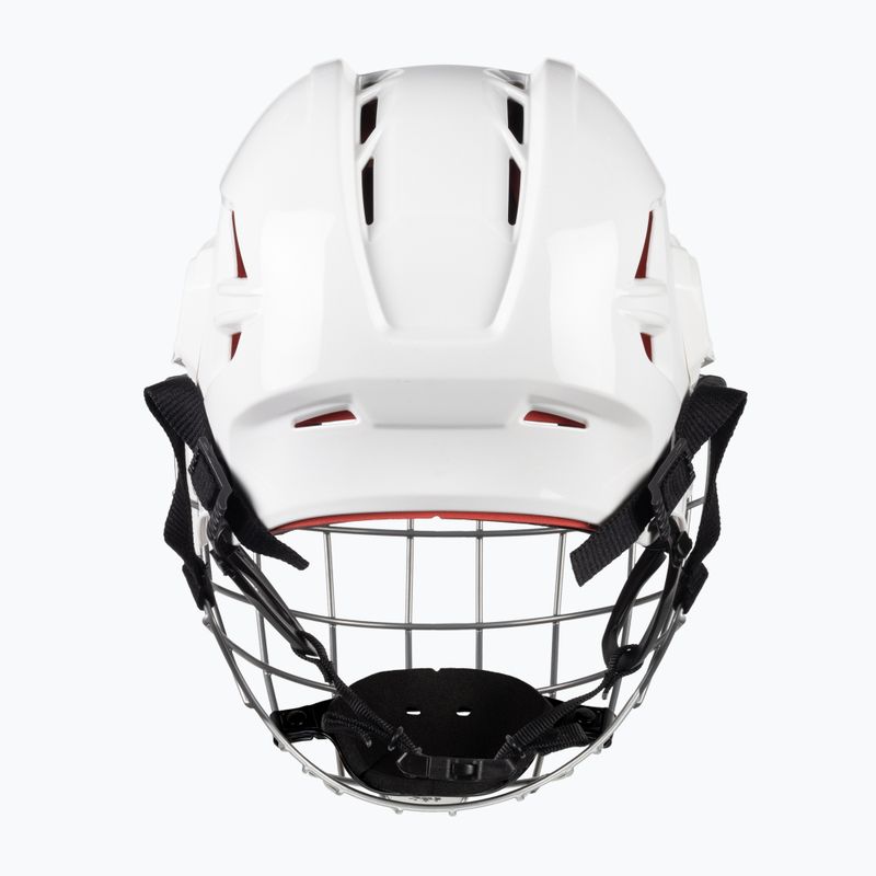 Шолом хокейний юніорський CCM Tacks 70 Combo білий 4109872 3