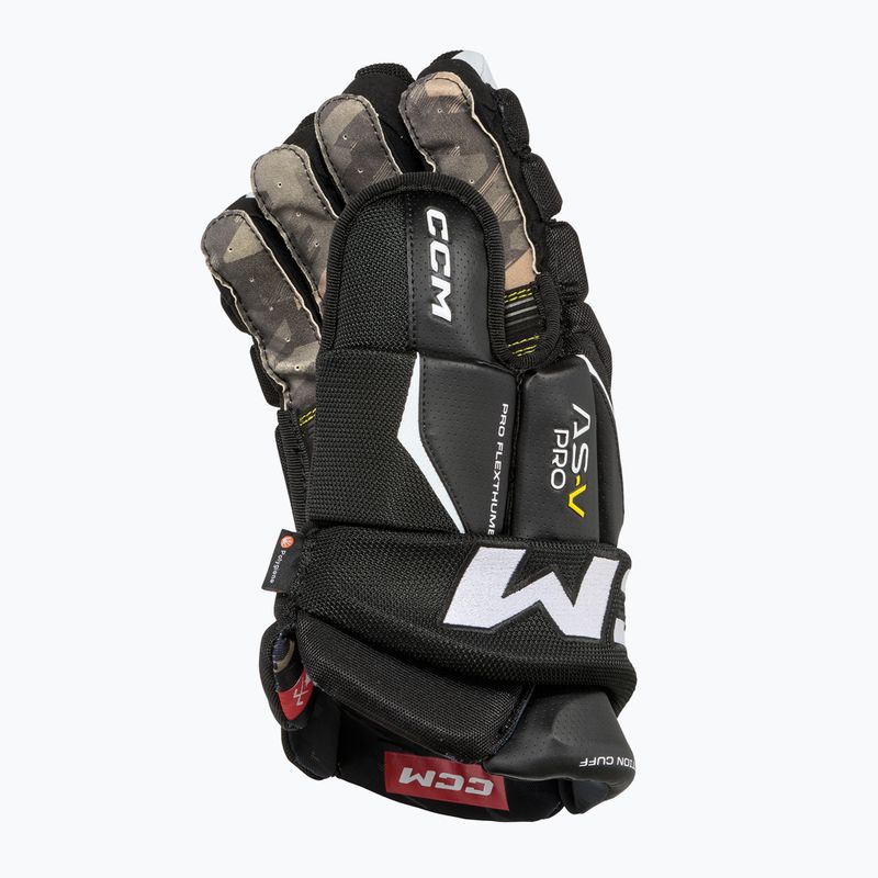 Рукавиці хокейні CCM Tacks AS-V Pro SR black/white 3