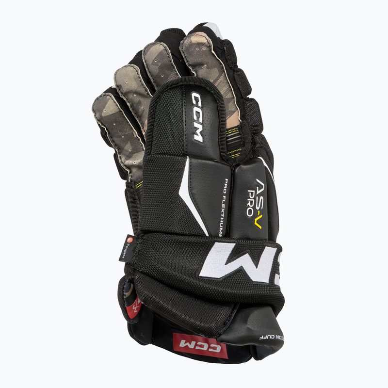 Рукавиці хокейні дитячі CCM Tacks AS-V Pro YTH black/white 3